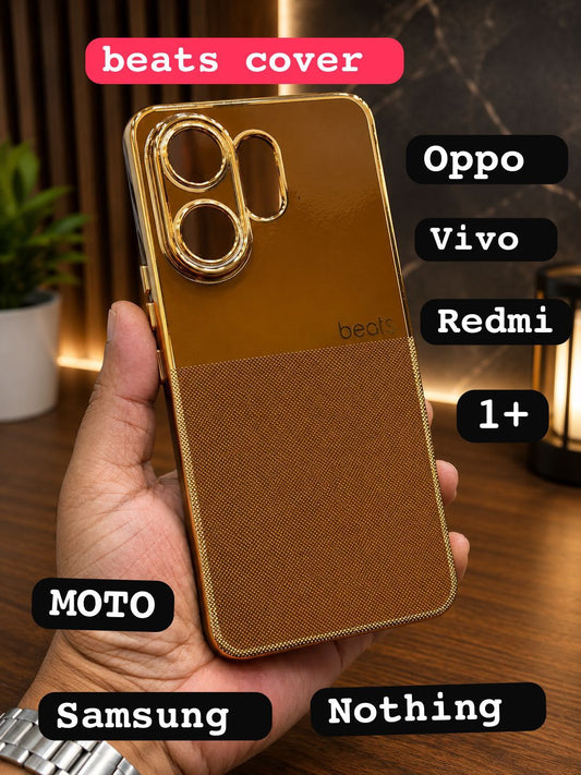 NEW GOLDEN BEATS LOGO BACK CASE COVER