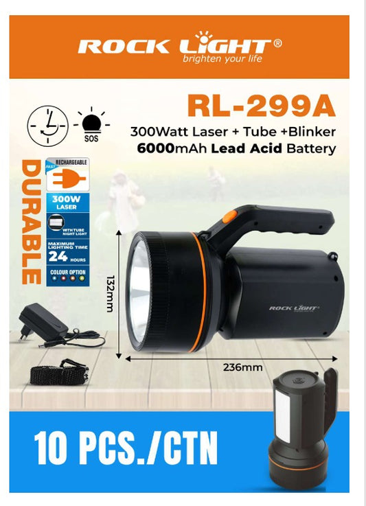Rock Light RL-299A Long Range Heavy Duty Kisan LED Torch Light