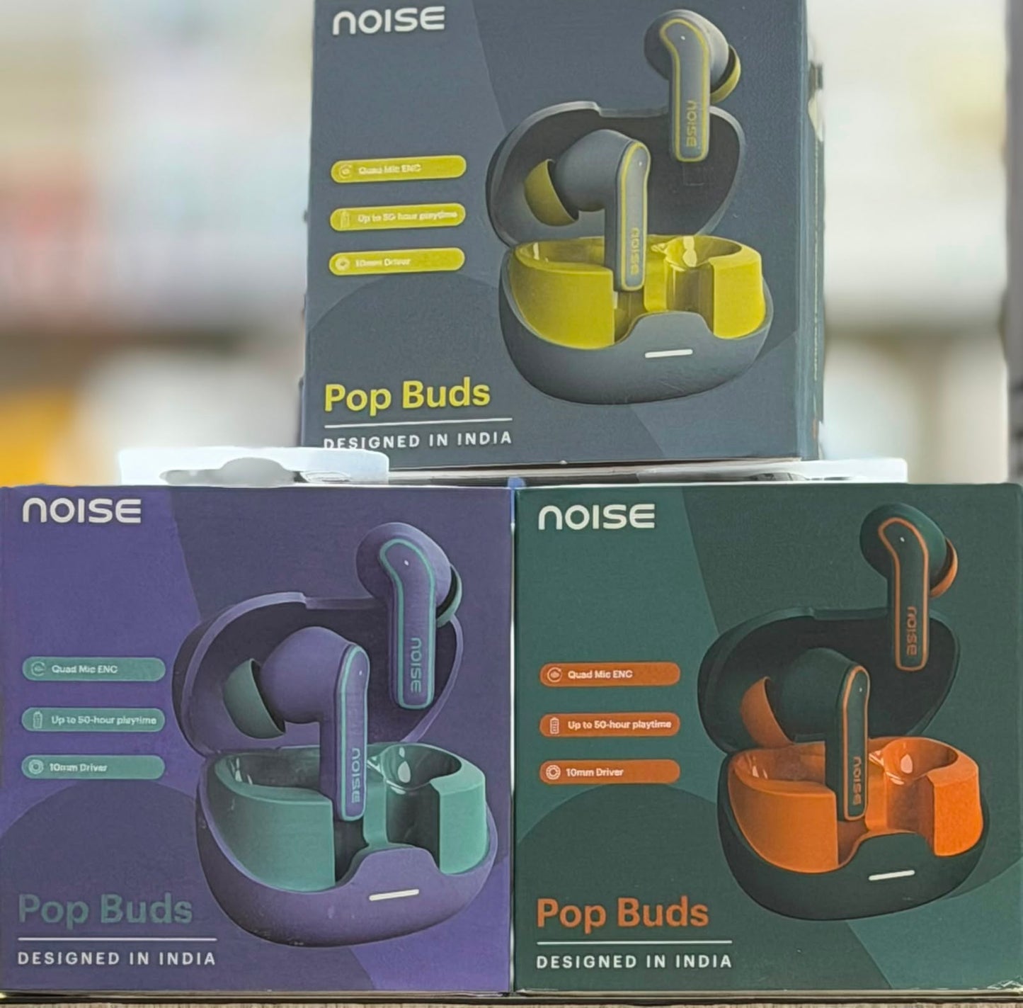 Noise Original Pop Earbuds (UP TO 50 Hour Playtime )