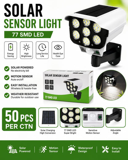 Outdoor Solar Sensor Light