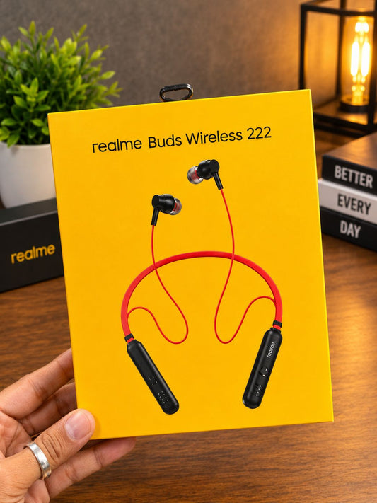 Realme 222 Neckband lamination big pkg and big battery