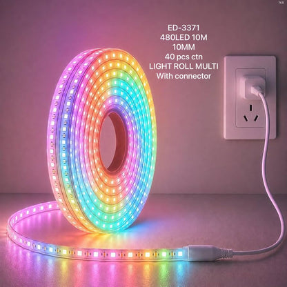 Modal 3371/ 480 LED 10M Multi Light Roll With Connector