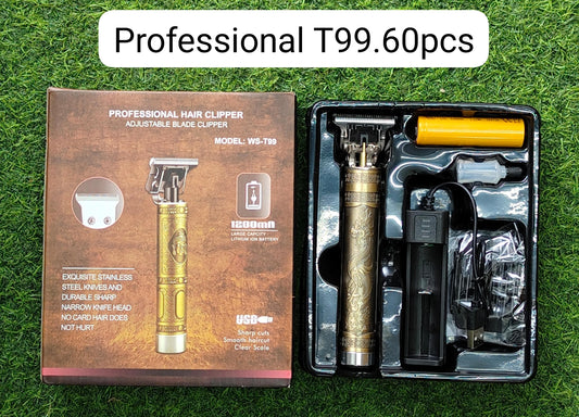 Professional WS-T99 / Vintage T9 Cordless Hair Clipper & Beard Trimmer