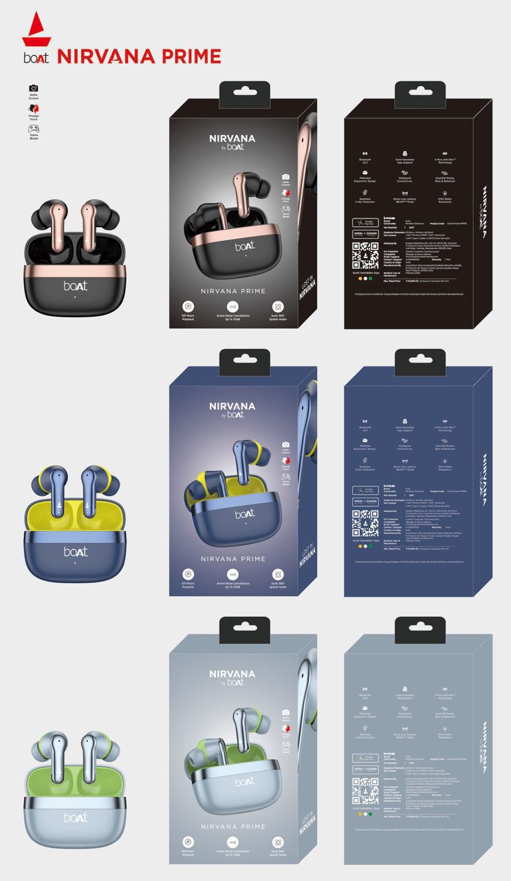 Boat Nirvana Prime Earbuds