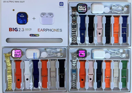 i20 Ultra Watch Smart Watch With Free Earbuds