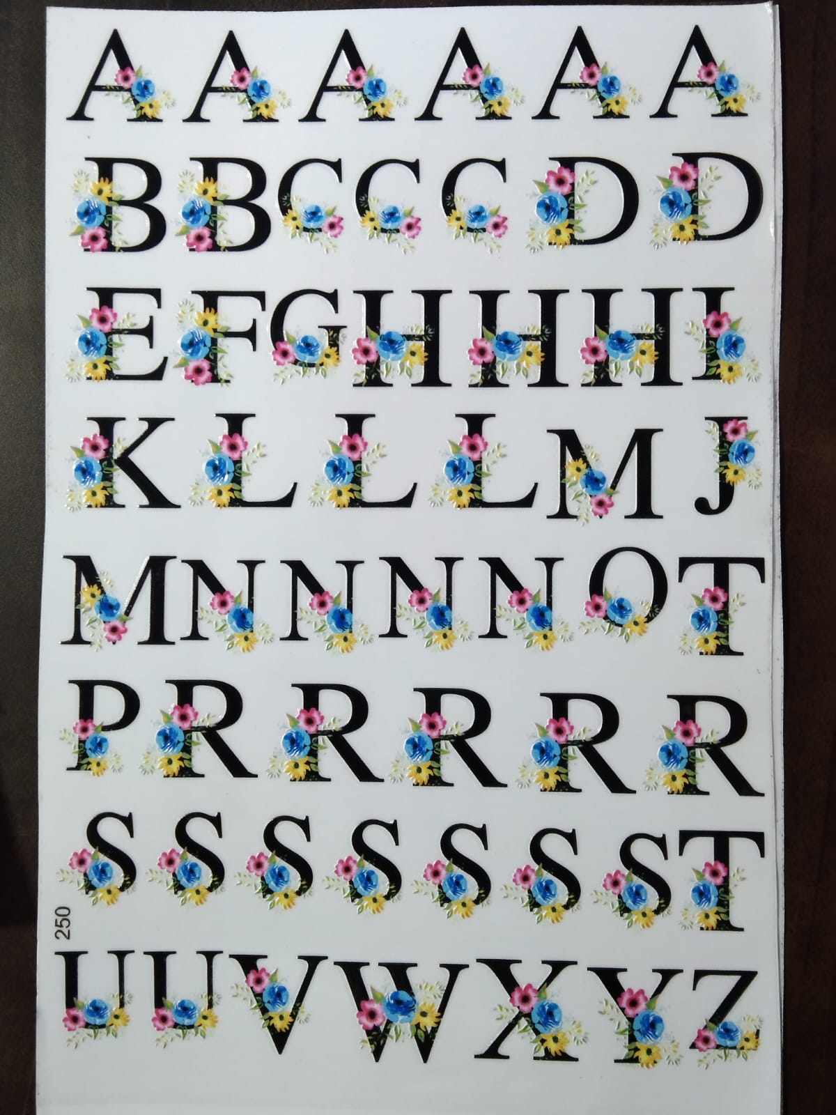 UV Cut Out Sticker Sheet