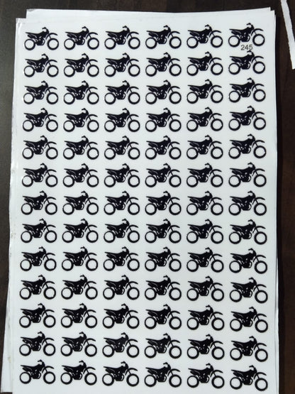UV Cut Out Sticker Sheet