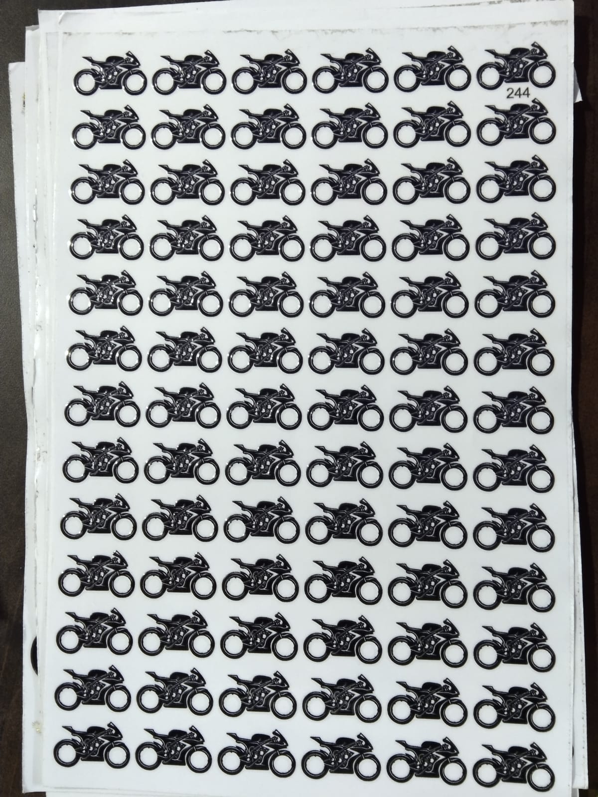 UV Cut Out Sticker Sheet