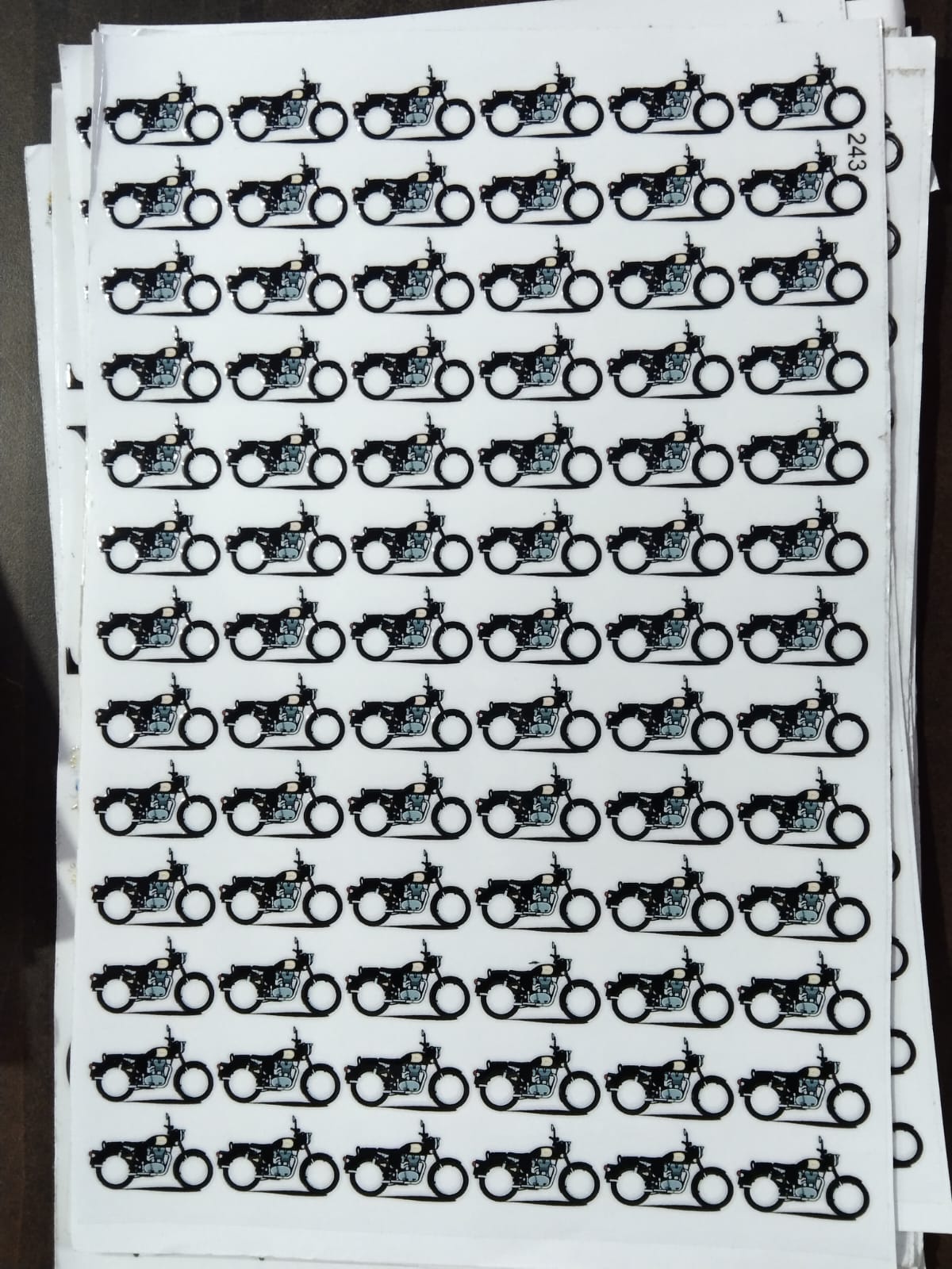 UV Cut Out Sticker Sheet