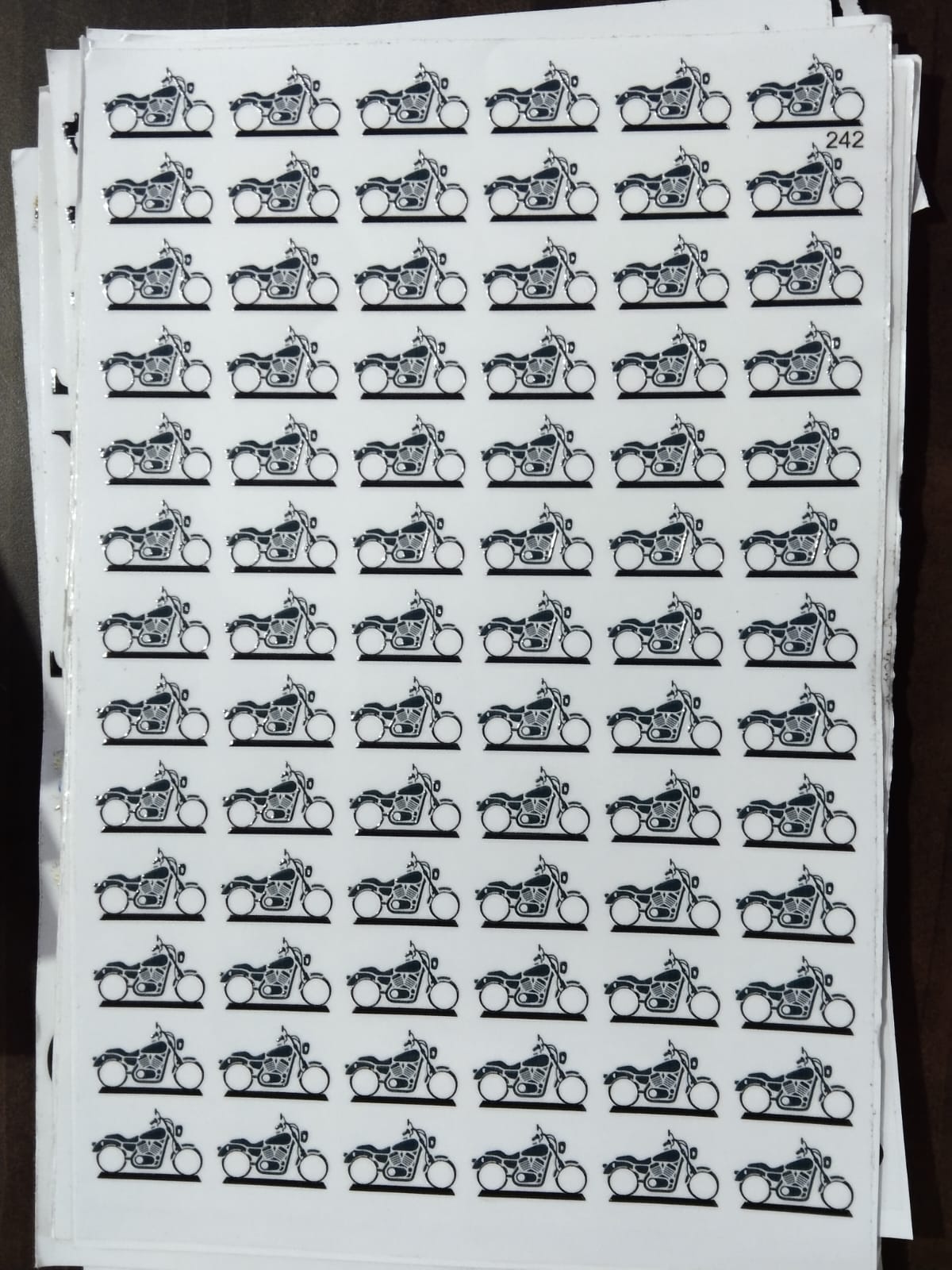 UV Cut Out Sticker Sheet