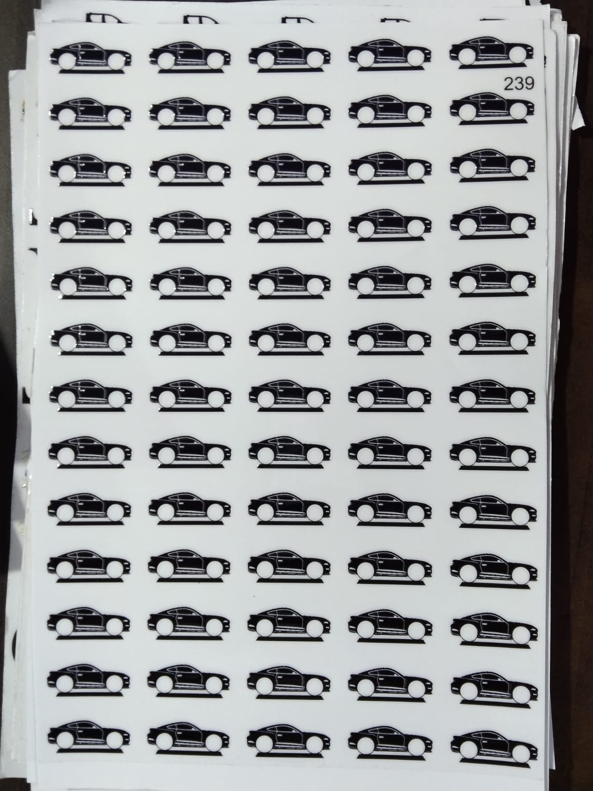 UV Cut Out Sticker Sheet