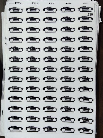 UV Cut Out Sticker Sheet