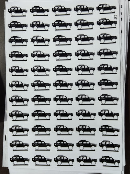 UV Cut Out Sticker Sheet