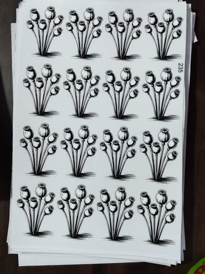 UV Cut Out Sticker Sheet