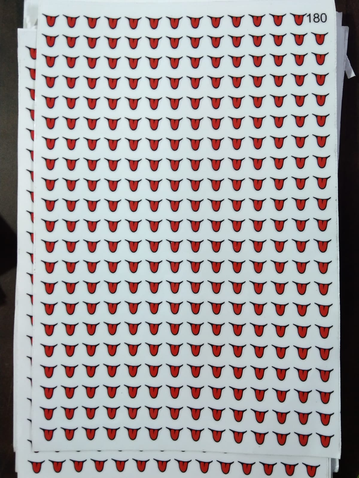 UV Cut Out Sticker Sheet