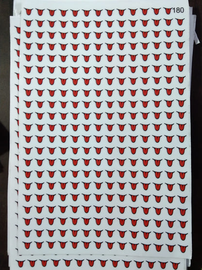 UV Cut Out Sticker Sheet