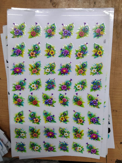 UV Cut Out Sticker Sheet