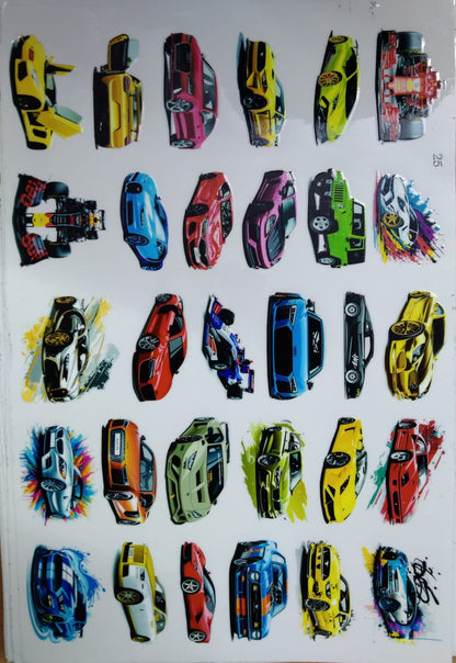 UV Cut Out Sticker Sheet