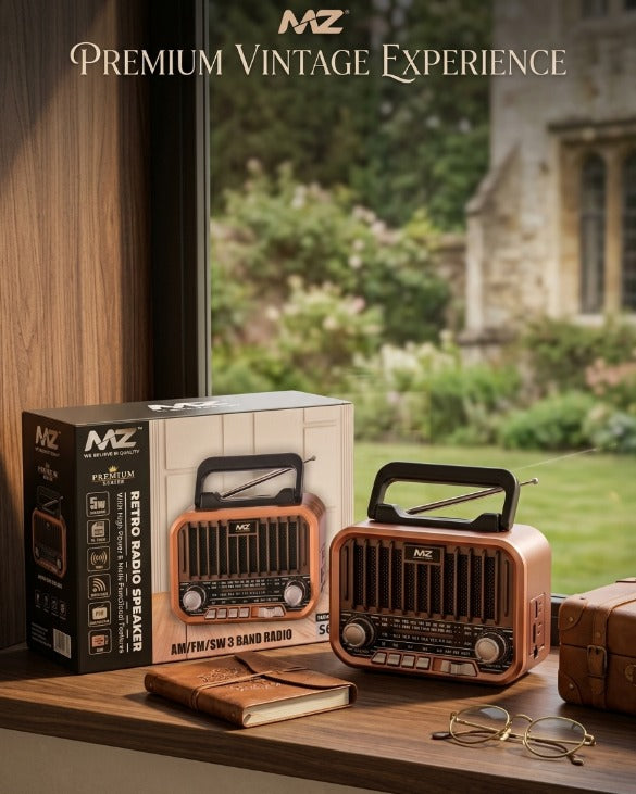 Mz S666 Retro Radio Speaker