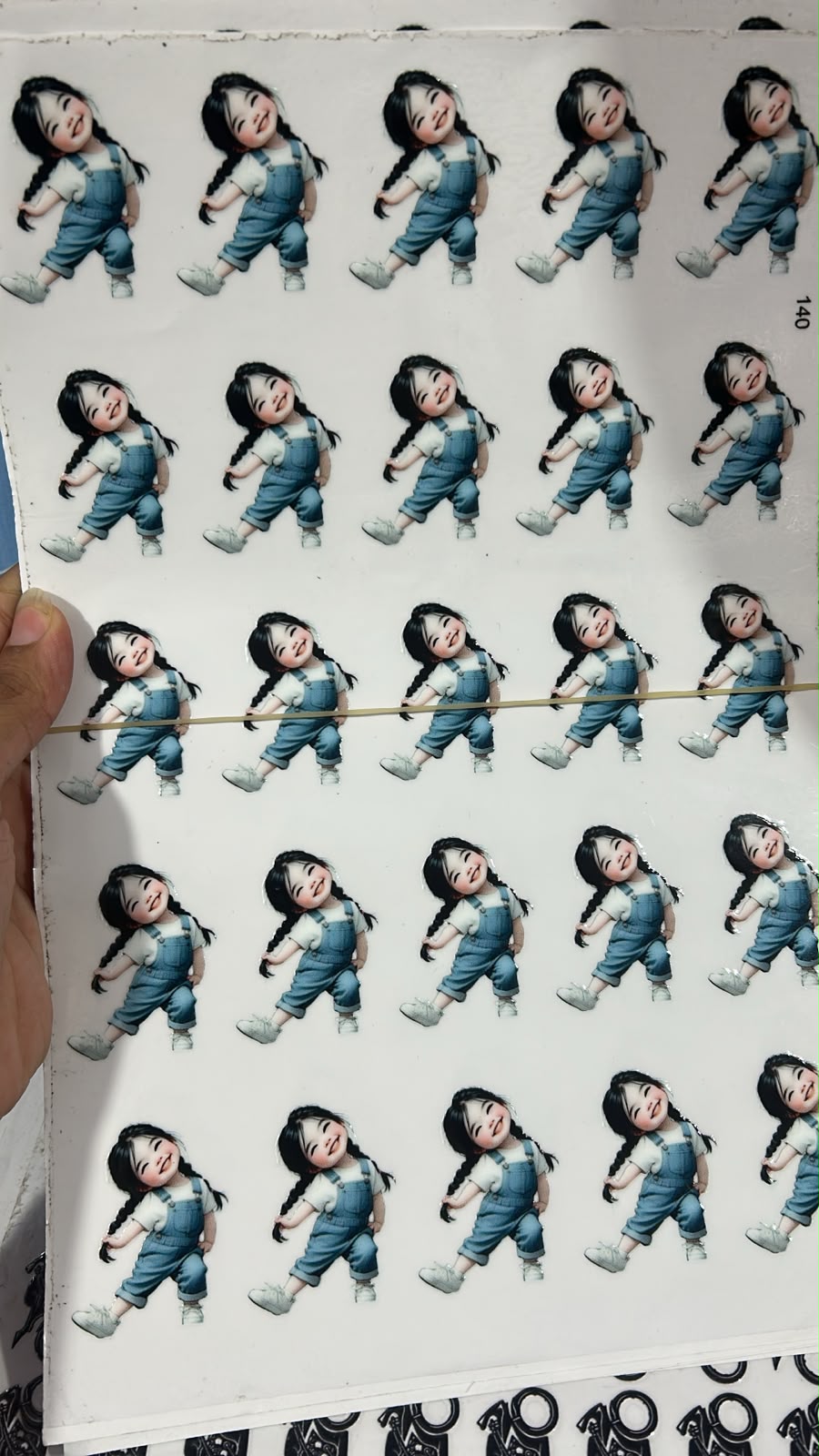 UV Cut Out Sticker Sheet