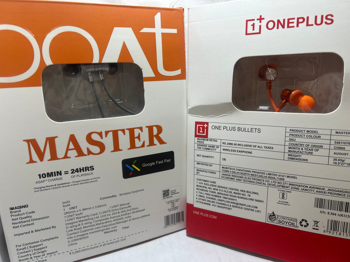 Boat / One+  Master Rockerz Wireless Neckband
