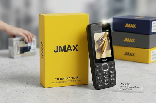 JMAX X10 Keypad Mobile Phone with Bright Torch & Big Display