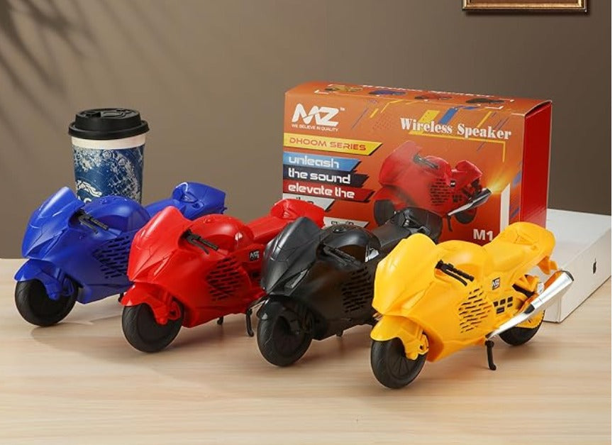 MZ M1 Dynamic Thunder Sound with Bike Design Speaker