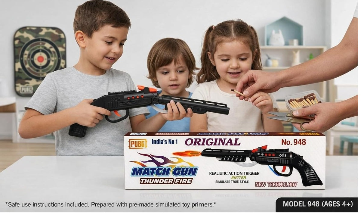 Matchstick Toy Gun for Kids