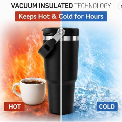 900ml Stainless Steel Insulated Tumbler with Handle