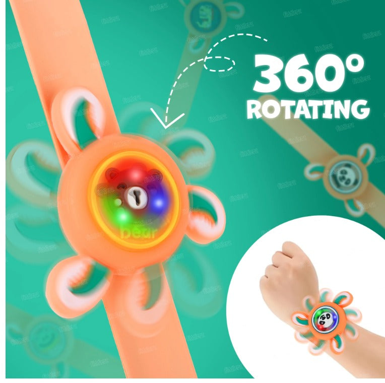 Spinner Watch for Kids with LED Light