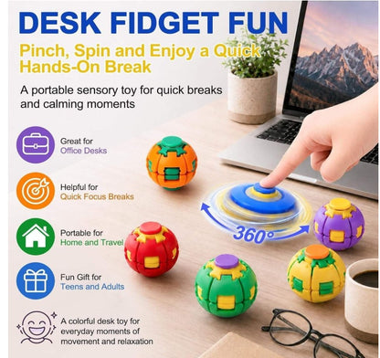 Pressing Fingertip Spinner Ball
