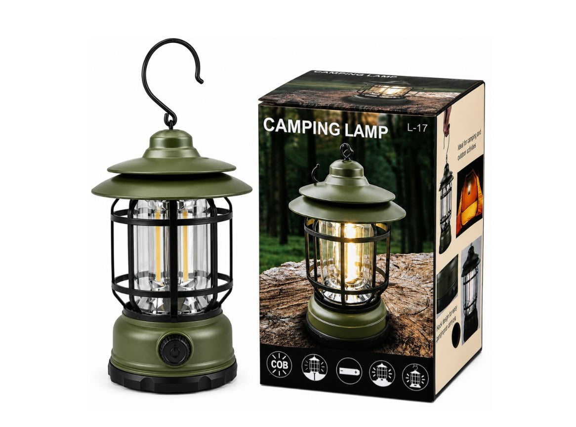 Camping Lamp k20 Portable Rechargeable COB Lantern