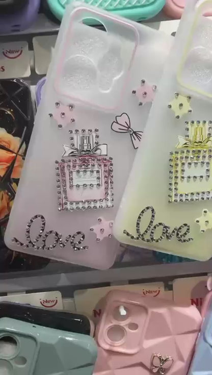 NEW PERFUME LADIES WITH DIAMOND BACK COVER