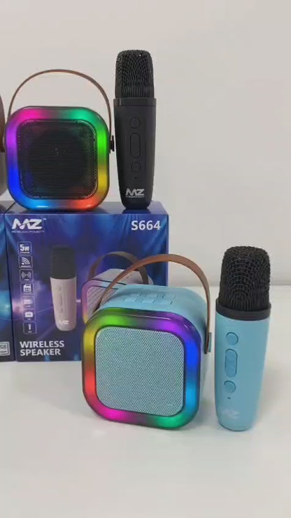 MZ S664 Wireless Speaker with Wireless Microphone