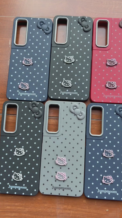 3D KITTY BOW DESIGN WITH CAMERA RING COVER