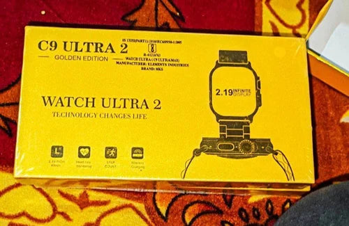 C9 ultra 2 smart watch(golden pack)