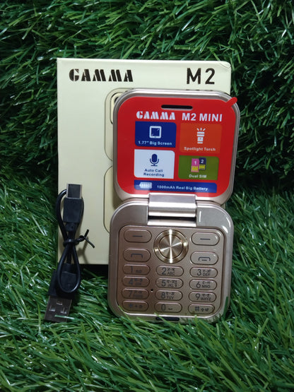 Gamma M2 Mini Flip Keypad Phone