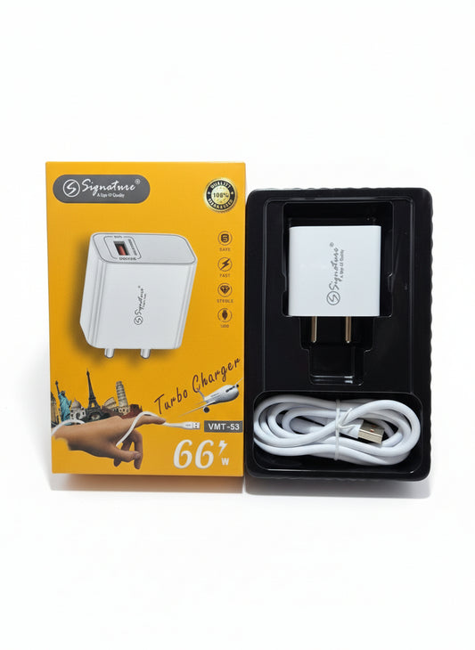 SIGNATURE VMT-53/ 66W, Super Fast Charger