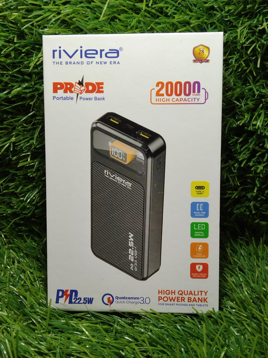 Riviera Power Bank- Pride 20000 Mah