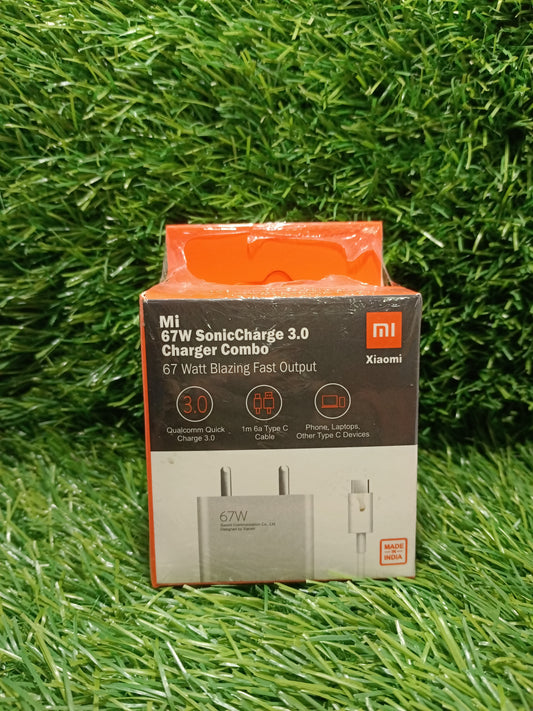 MI 67W SonicCharge 3.0 Charger Combo
