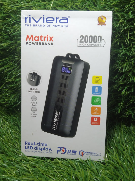 Riviera Power Bank 2000 mah- Matrix