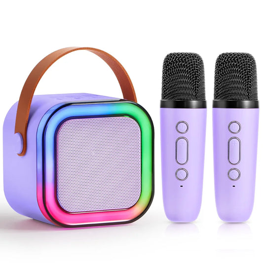 K12 Colorful Karaoke Speaker Dual Mic