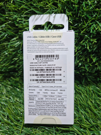 Samsung Original Type C to C Cable