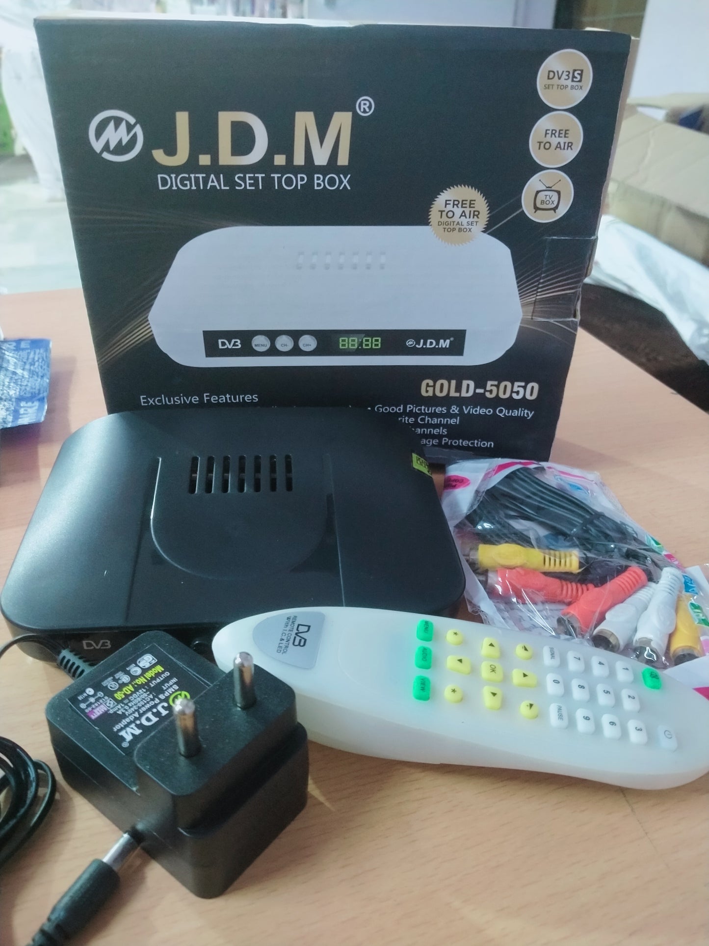 JDM digital set top box, free to air GOLD-5050