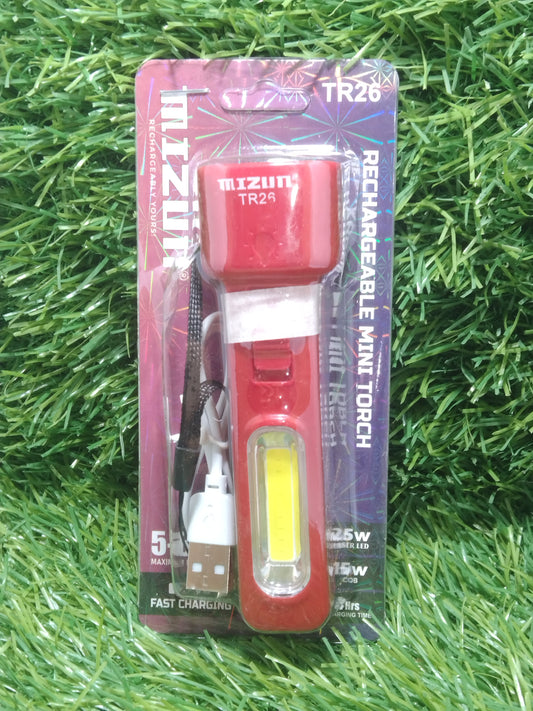TR26 (RECHARGEABLE LED MINI TORCH)