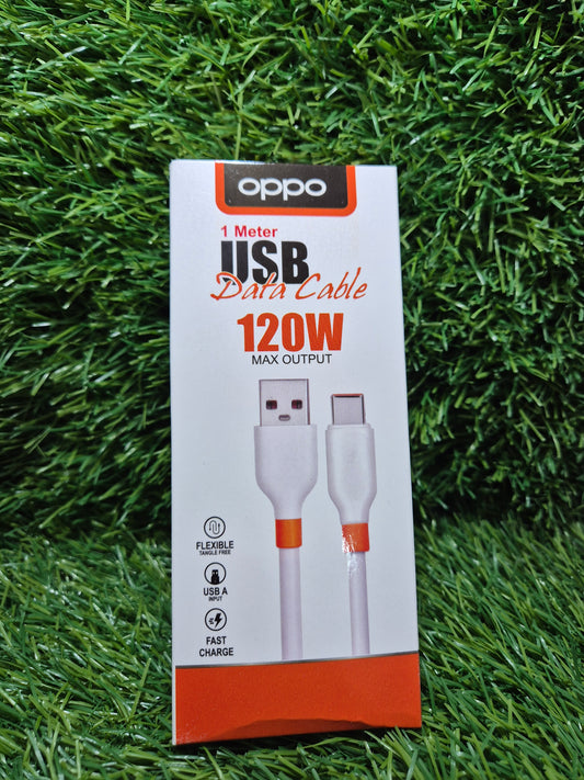 Oppo And Vivo 120w Turbo 1 MTR USB Data Cable