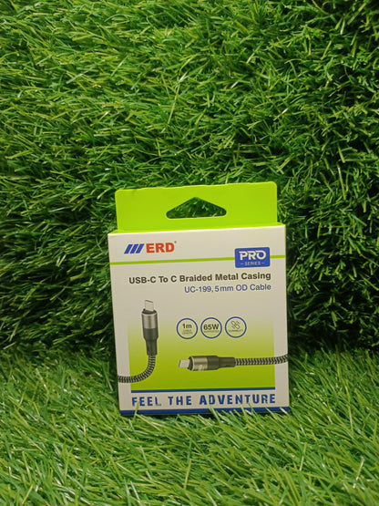 ERD UC 199 USB-C TO C Cable BMB 65W