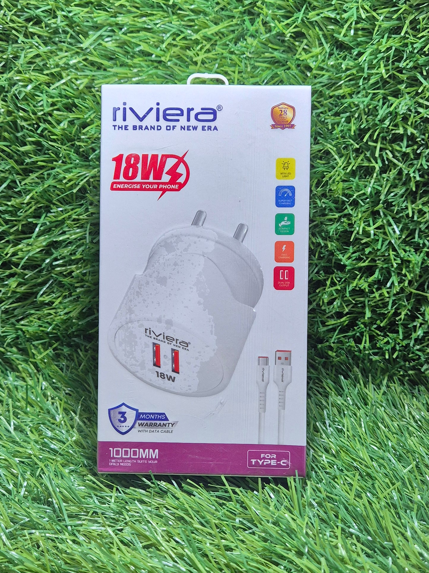 Riviera 18W Type C charger