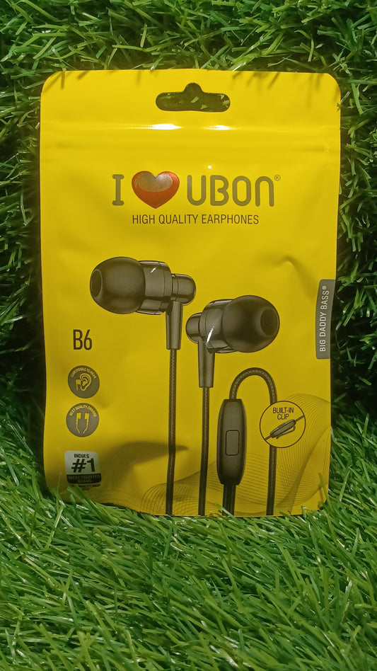 Ubon B6/B7 Wired Earphone