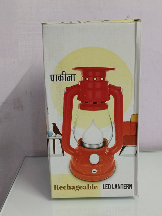 Hand Holding Vintage Lamp